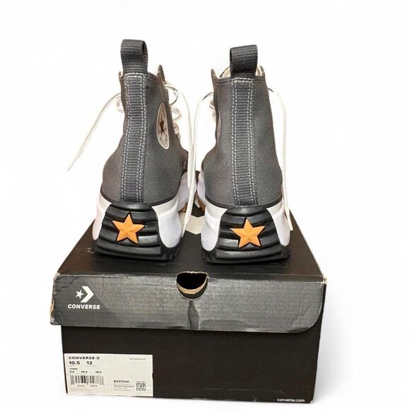 NIB Converse Run Star Hike Hi Iron Gray Platform Sz 10.5M/12W Chunky Gum Sole - Picture 3 of 13